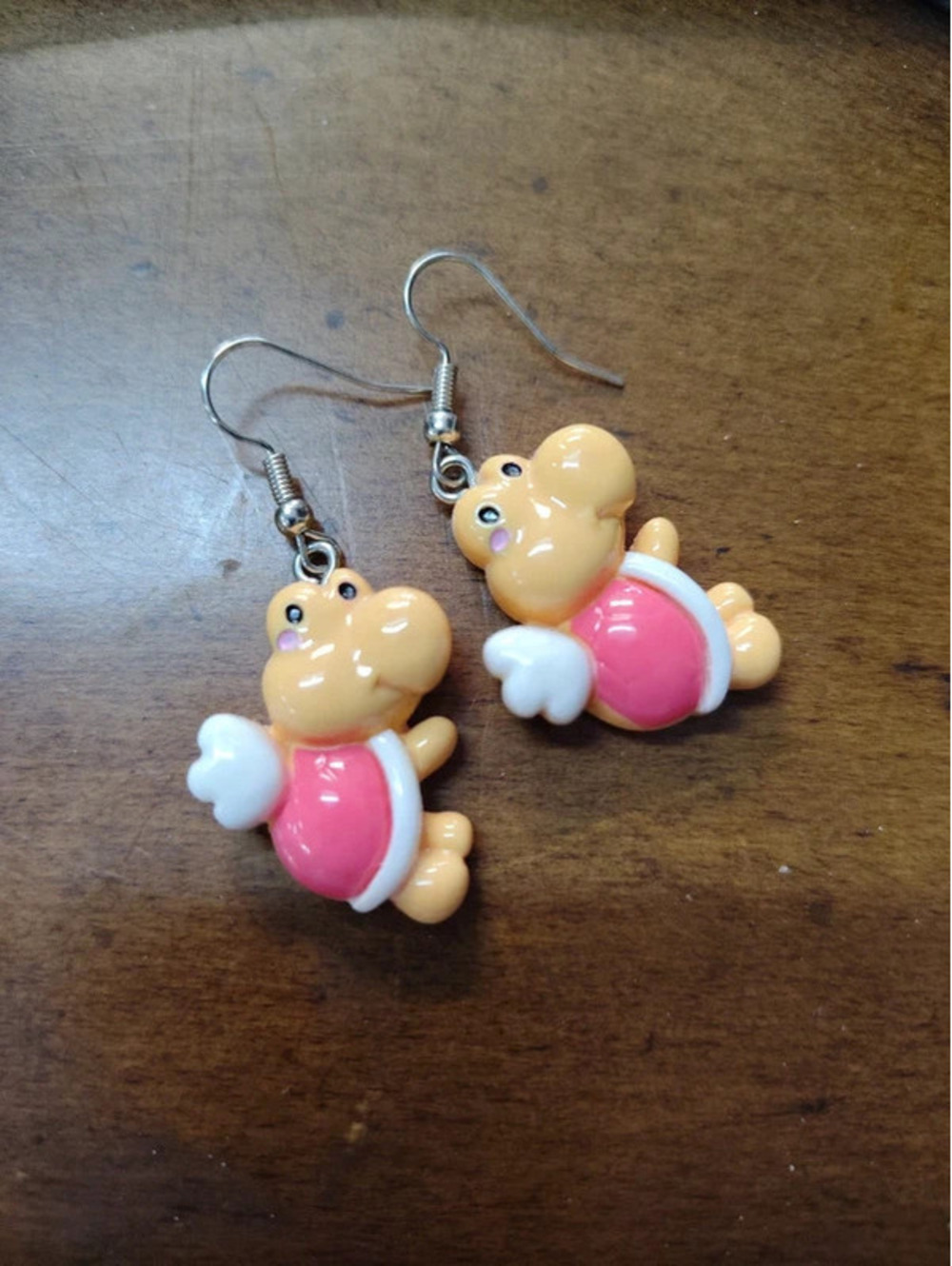 Pair of Earrings Mario inspired
